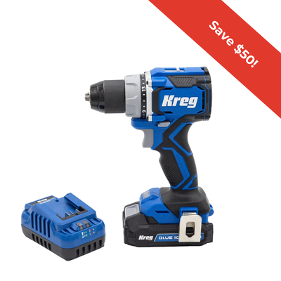 Kreg 20V Ionic Drive™ 1/2" Compact Drill Kit,  Kreg 20V Ionic Drive™ 1/2" Compact Drill Kit