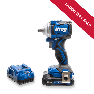 Kreg 20V Ionic Drive&trade; 3/8" Compact Impact Wrench Kit