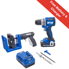 Kreg® Pocket-Hole Jig 520PRO + 20V Ionic Drive™ 1/2" Compact Drill Project Kit, , hi-res