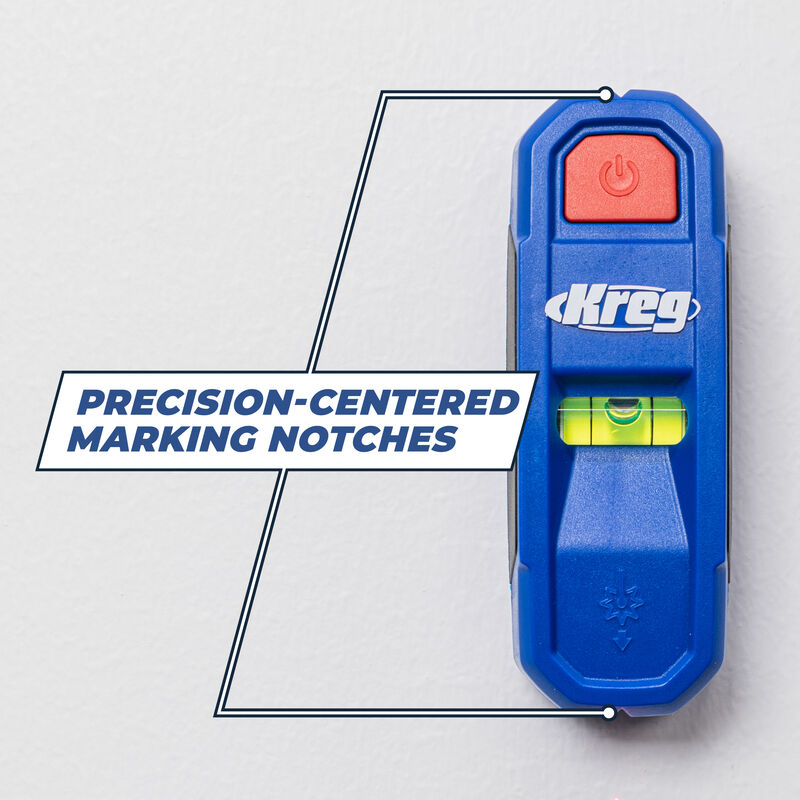 Kreg® Magnetic Stud Finder with Laser-Mark (KMM1000LZ)