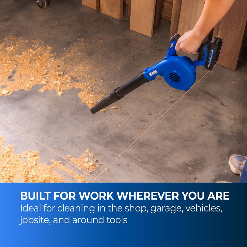 Kreg 20V Ionic Drive&trade; Shop Blower Kit, , hi-res