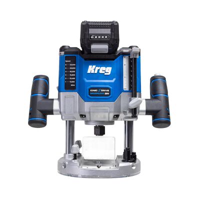 Kreg&reg; 20V Ionic Drive&trade; 2 1/4 HP Plunge Router Kit