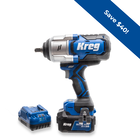 Kreg 20V Ionic Drive&trade; High Torque 1/2" Impact Wrench Kit, , hi-res