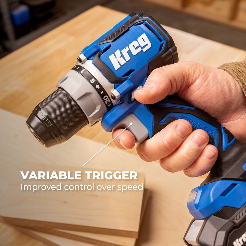 Kreg 20V Ionic Drive™ 1/2" Compact Drill (Tool Only), , hi-res