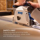 Kreg 20V Ionic Drive™ 6-1/2" Plunge-Cut Track Saw (Tool Only), , hi-res