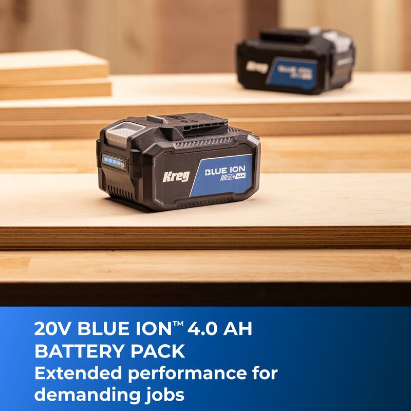Kreg 20V Blue Ion Battery  Charger Project Bundle  hires