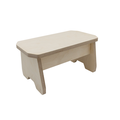 Unfinished wood on sale step stool michaels