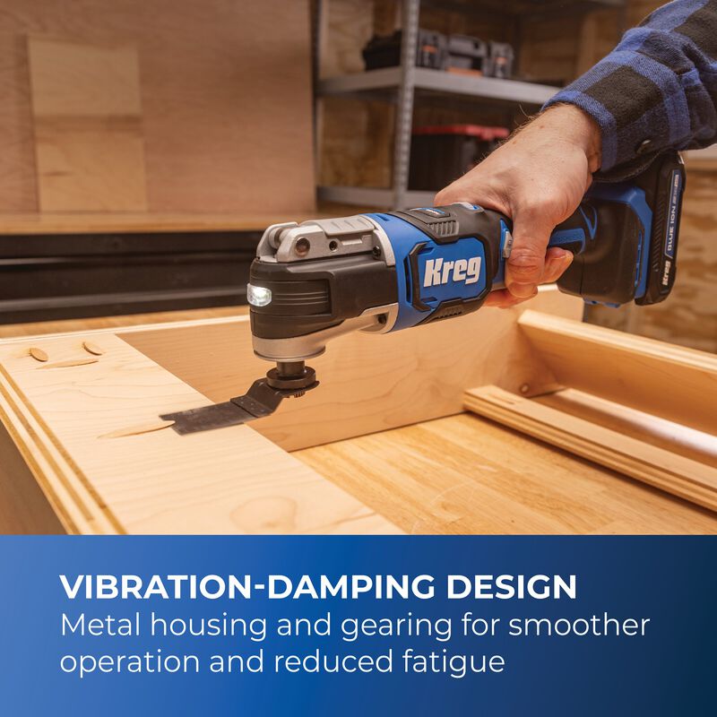 Kreg 20V Ionic Drive&trade; Oscillating Multi-Tool Kit, , hi-res