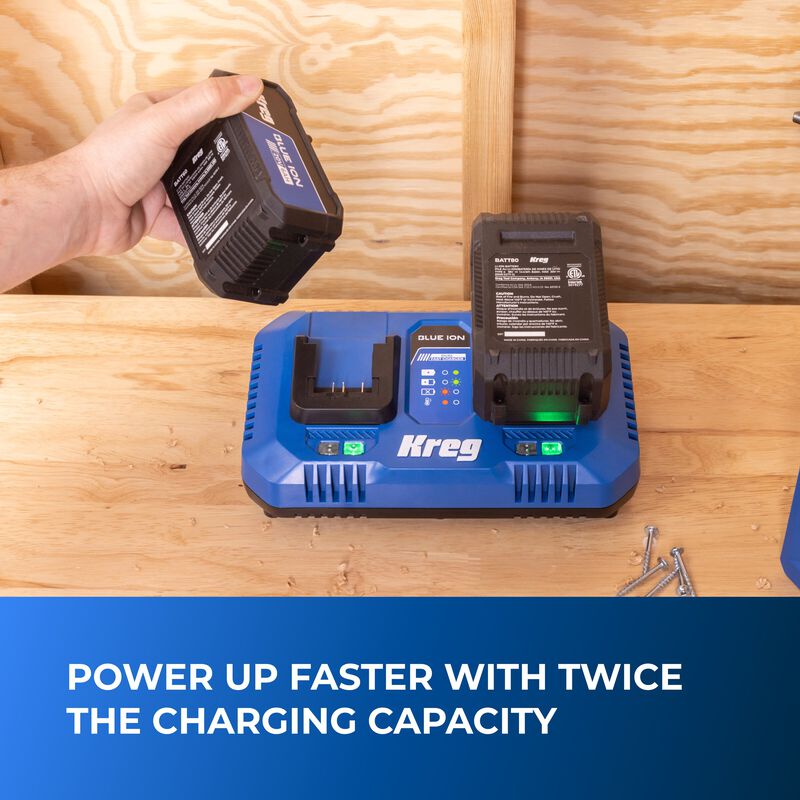 Kreg 20V Blue Ion Dual Fast Charger  hires