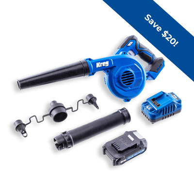 Kreg 20V Ionic Drive&trade; Shop Blower Kit