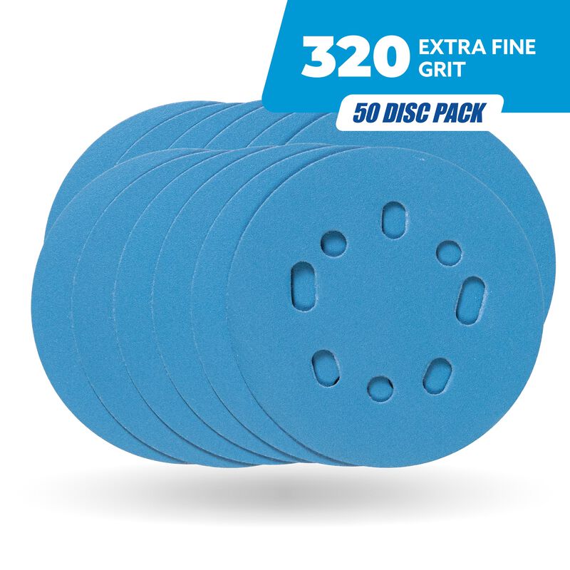 5 Sanding Disc  50pack  320 Grit  hires