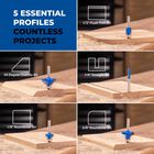 Kreg&reg; SureCut&trade; Router Bit Set (5-Piece), , hi-res