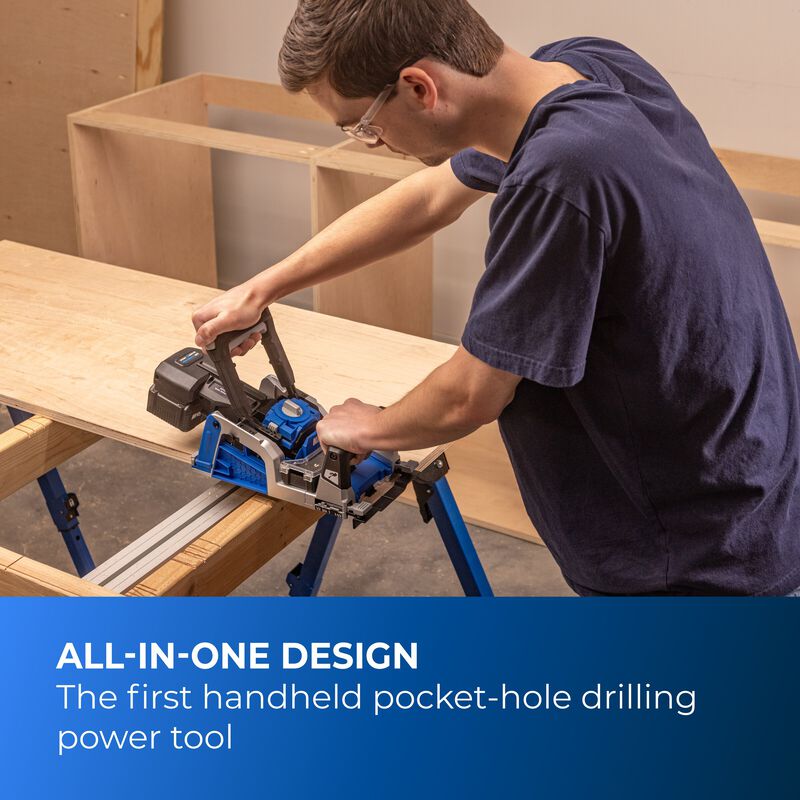 Kreg Rebel™ 20V Ionic Drive™ Pocket-Hole Joiner (Tool Only), , hi-res