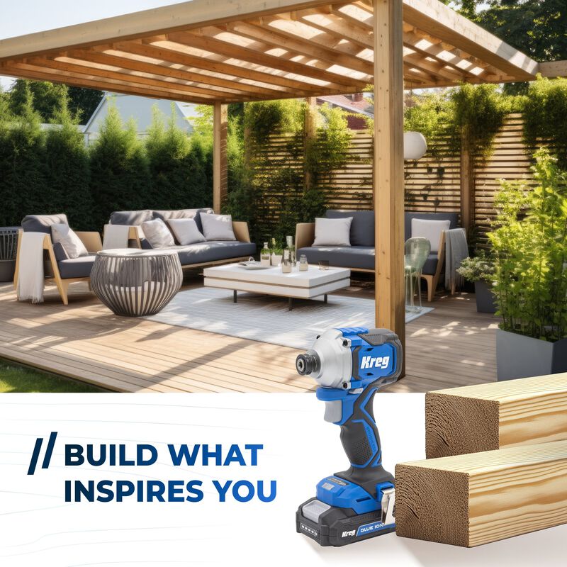 Kreg 20V Ionic Drive&trade; 1/4" Compact Impact Driver (Tool Only), , hi-res