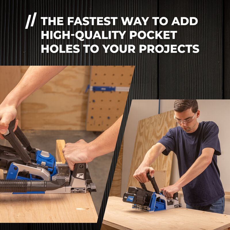 Kreg Rebel&trade; 20V Ionic Drive&trade; Pocket-Hole Joiner (Tool Only), , hi-res