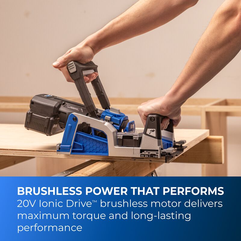 Kreg Rebel&trade; 20V Ionic Drive&trade; Pocket-Hole Joiner (Tool Only), , hi-res