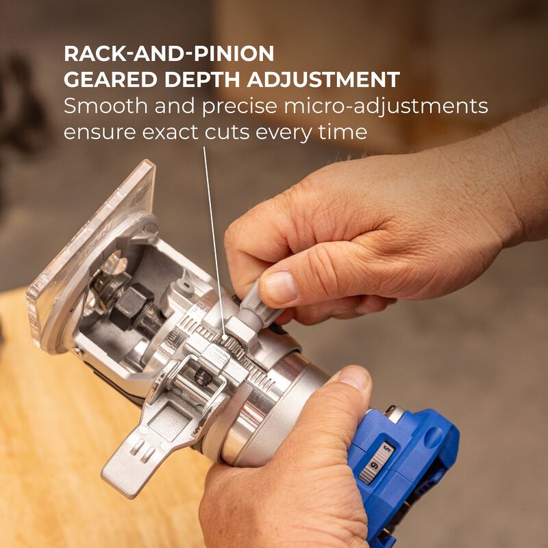 Kreg 20V Ionic Drive&trade; 1/4" Trim Router (Tool Only), , hi-res