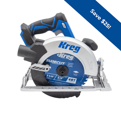 Kreg 20V Ionic Drive&trade; 7 1/4" Circular Saw (Tool Only)