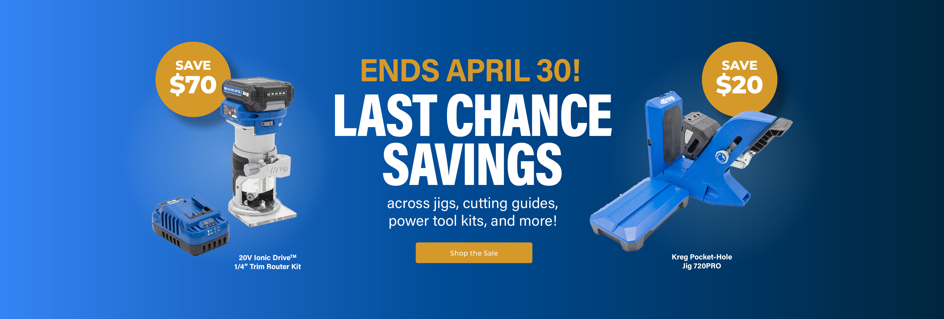 Sales End 4/30 - don't miss out!