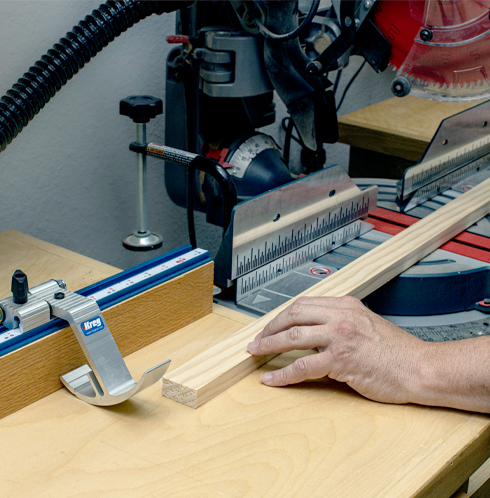 Miter Saw Cutting