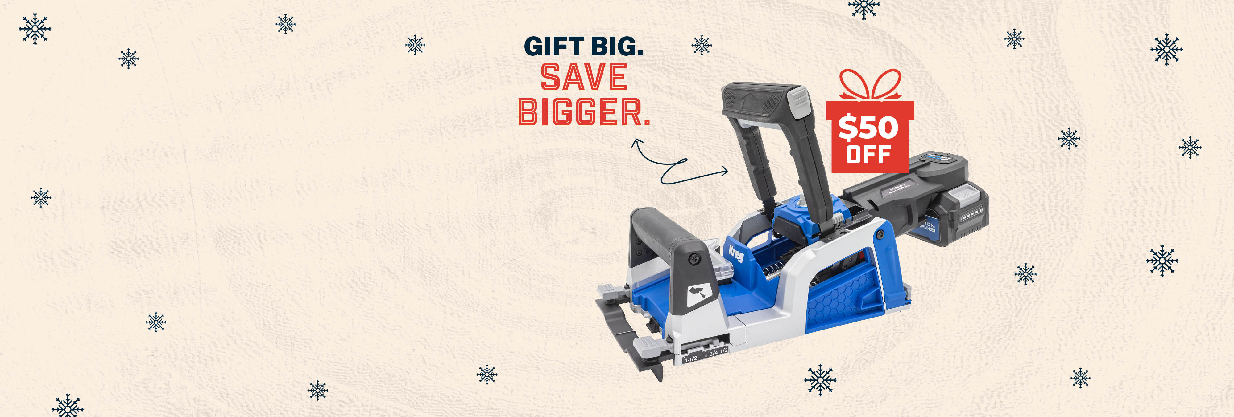 Kreg Rebel Pocket-Hole Joiner on sale for $50 off