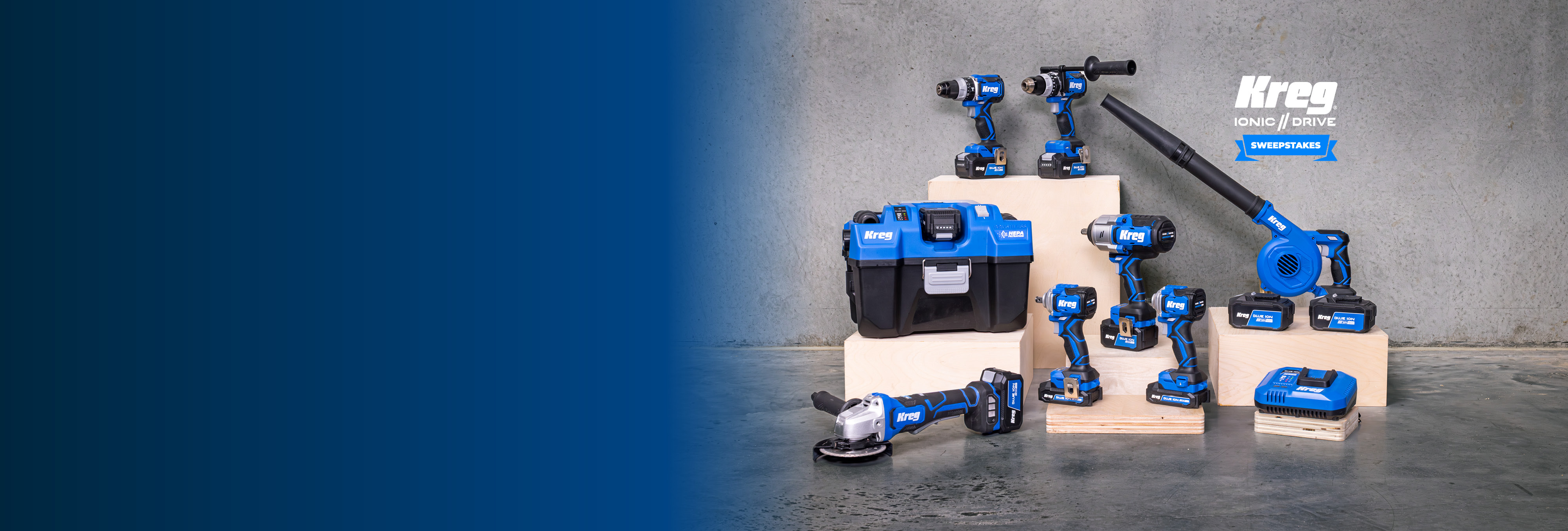 Enter for a chance to win one of 10 all-new Ionic Drive Power Tool Kits! 