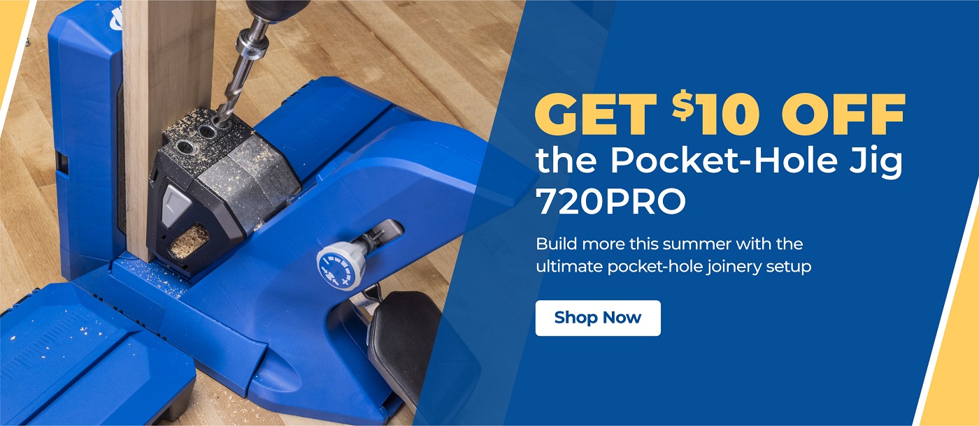 Get $10 off the Pocket-Hole Jig 720PRO