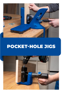 Kreg R3 Jr. Pocket-Hole Jig System - Portable Kreg Pocket-Hole Jig - Easy Clamping & Adjusting - Includes Positioning Sliders - for Materials 1/2