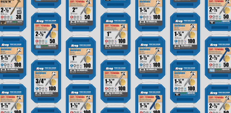 Find the right pocket-hole screw