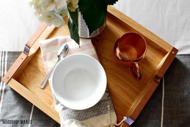 DIY Square Breakfast Tray
