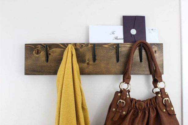Industrial Chic Coat Rack
