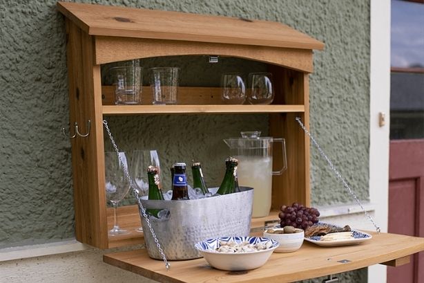 Outdoor Fold Down Bar