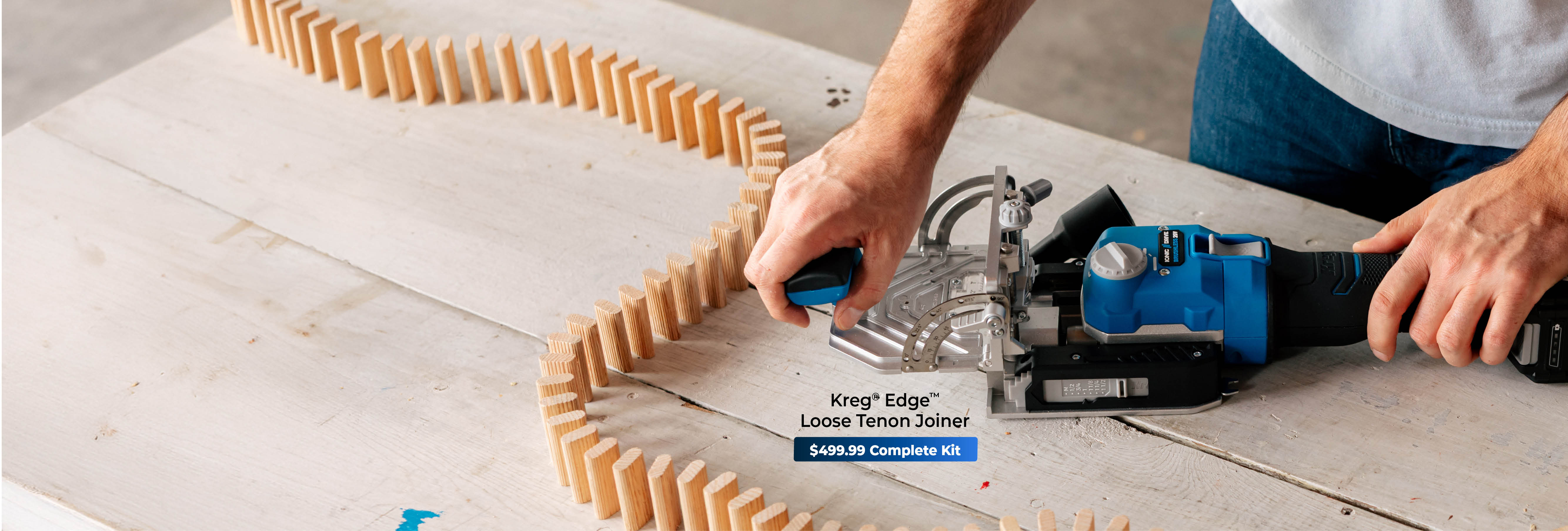 The all new Kreg Edge Loose Tenon Joiner - explore the new product