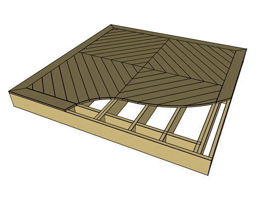 Dress up your deck with patterned decking