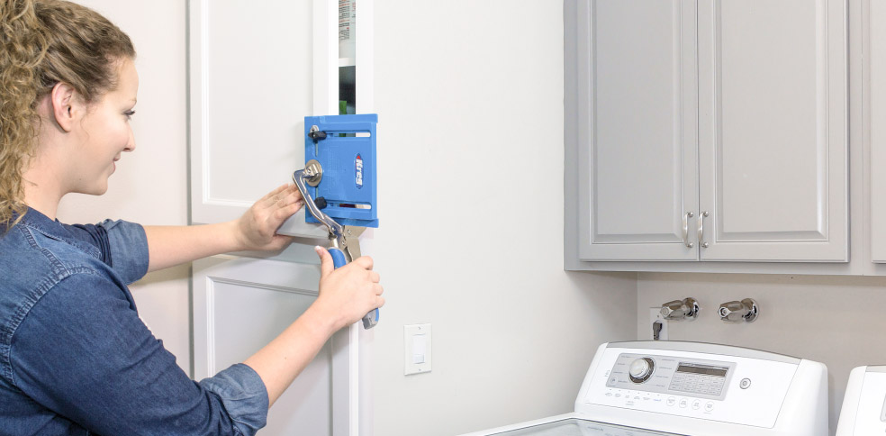 Upgrade your cabinets with doors, drawers, and custom hardware