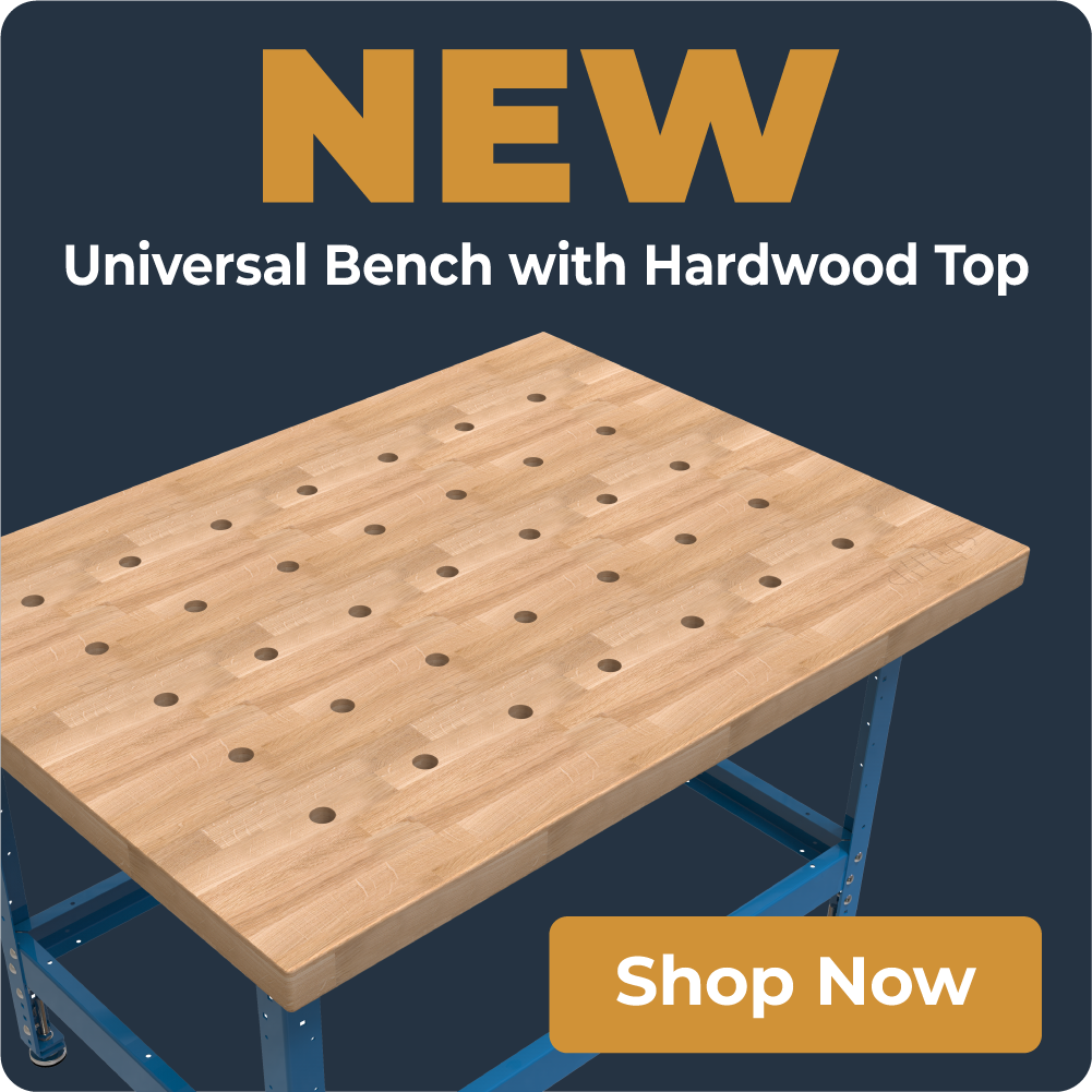 NEW Universal Bench with Hardwood Top