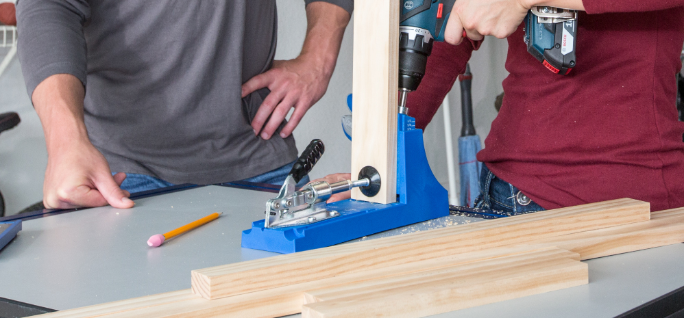 Kreg Pocket-Hole Jigs create a joint that’s strong, and that lasts