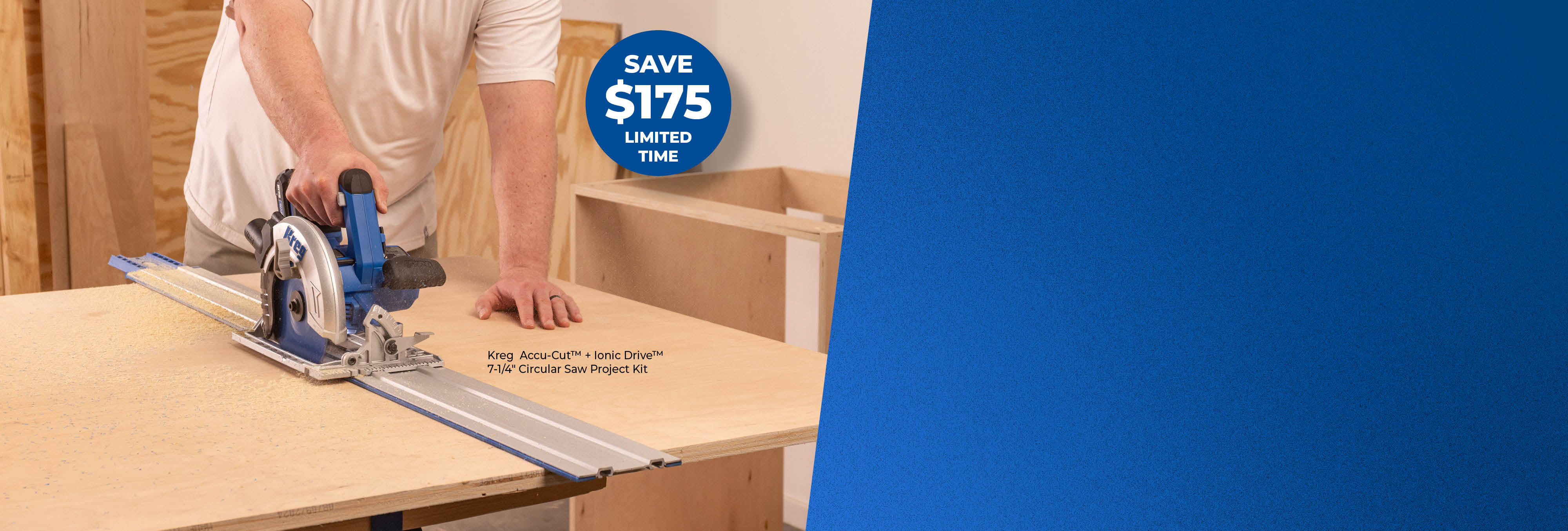Save $175 on the Accu-Cut/Kreg Circular Saw Set