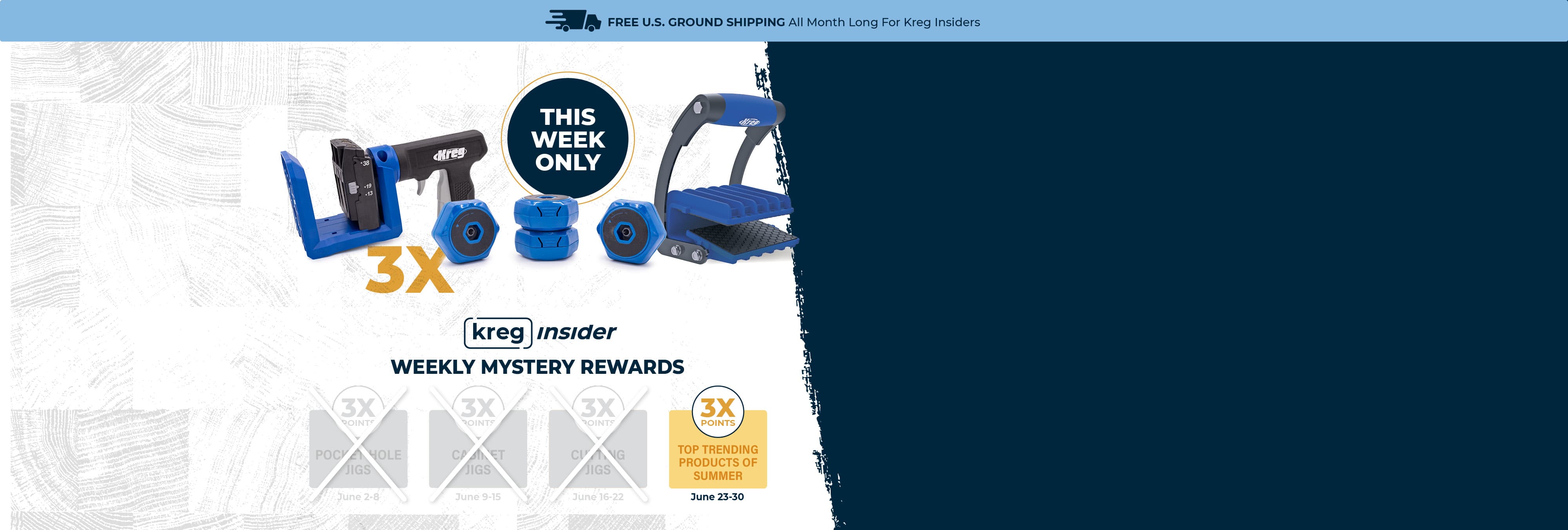3x Points on Top Products