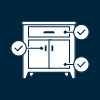 Upgrade your cabinets with doors, drawers, and custom hardware