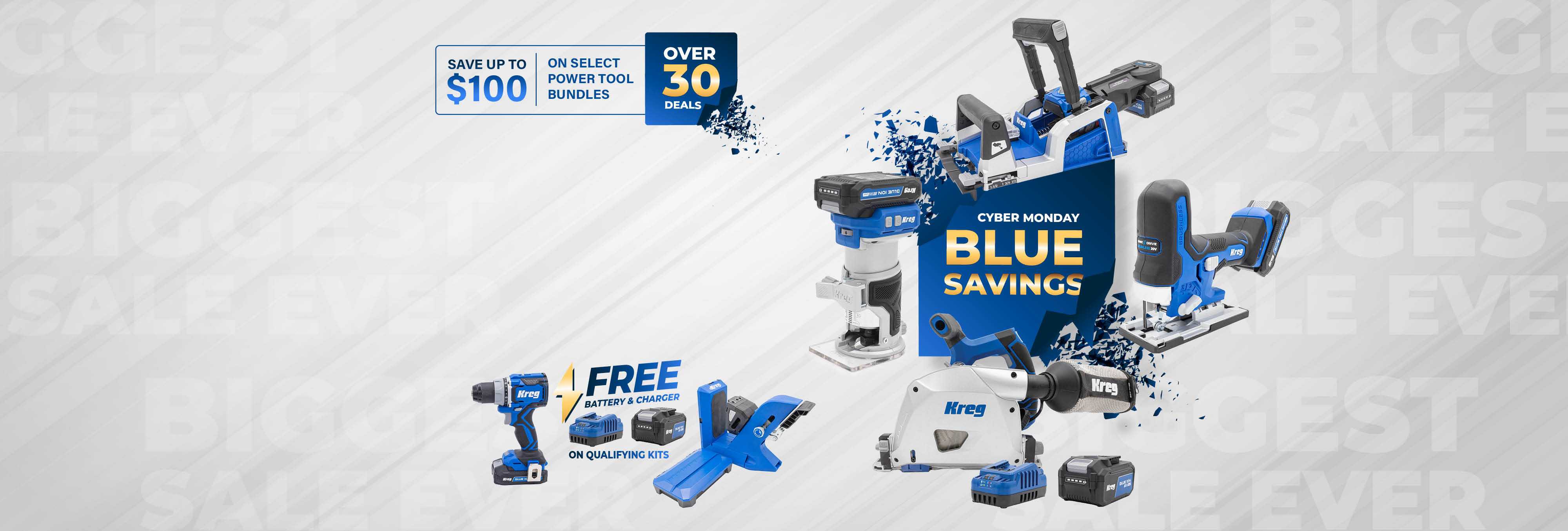 Extended Black Friday Tool Deals at Kreg Tool