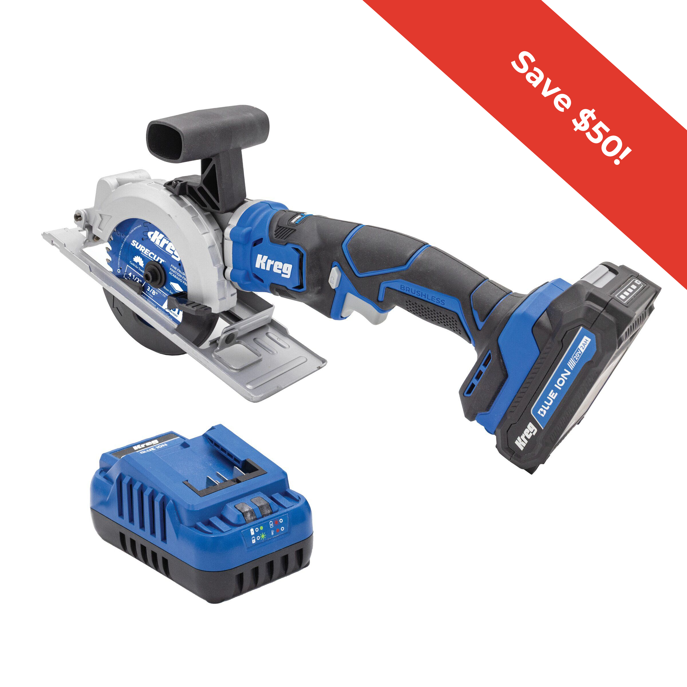 Kreg 20V Ionic Drive™ 4 1/2