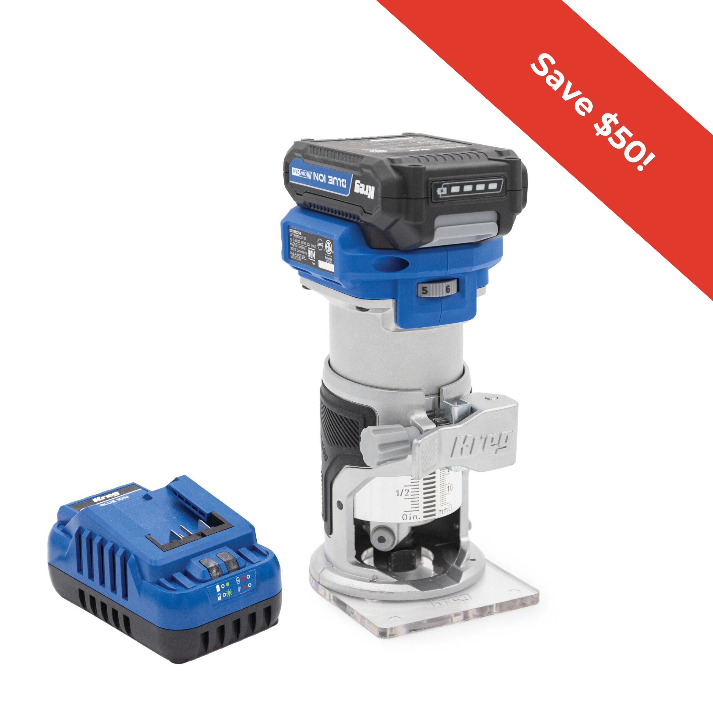 Kreg 20V Ionic Drive™ 1/4