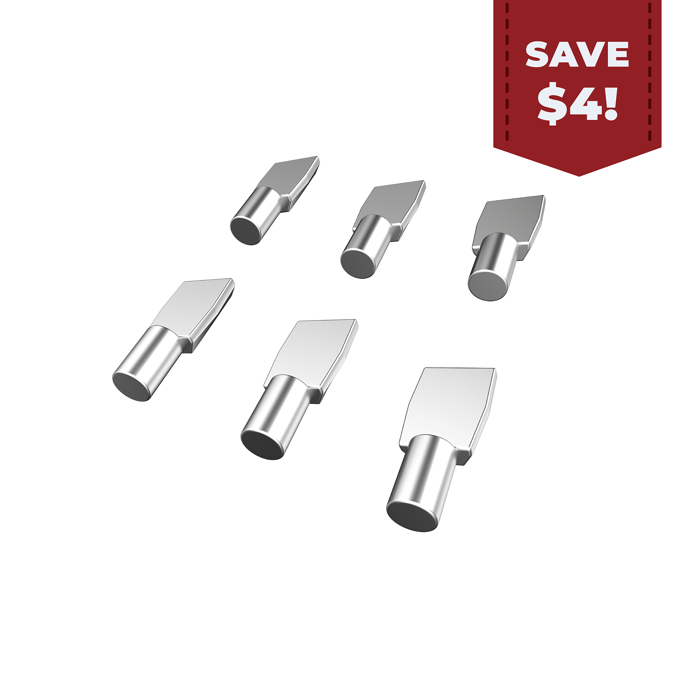 Shelf Pins 1/4