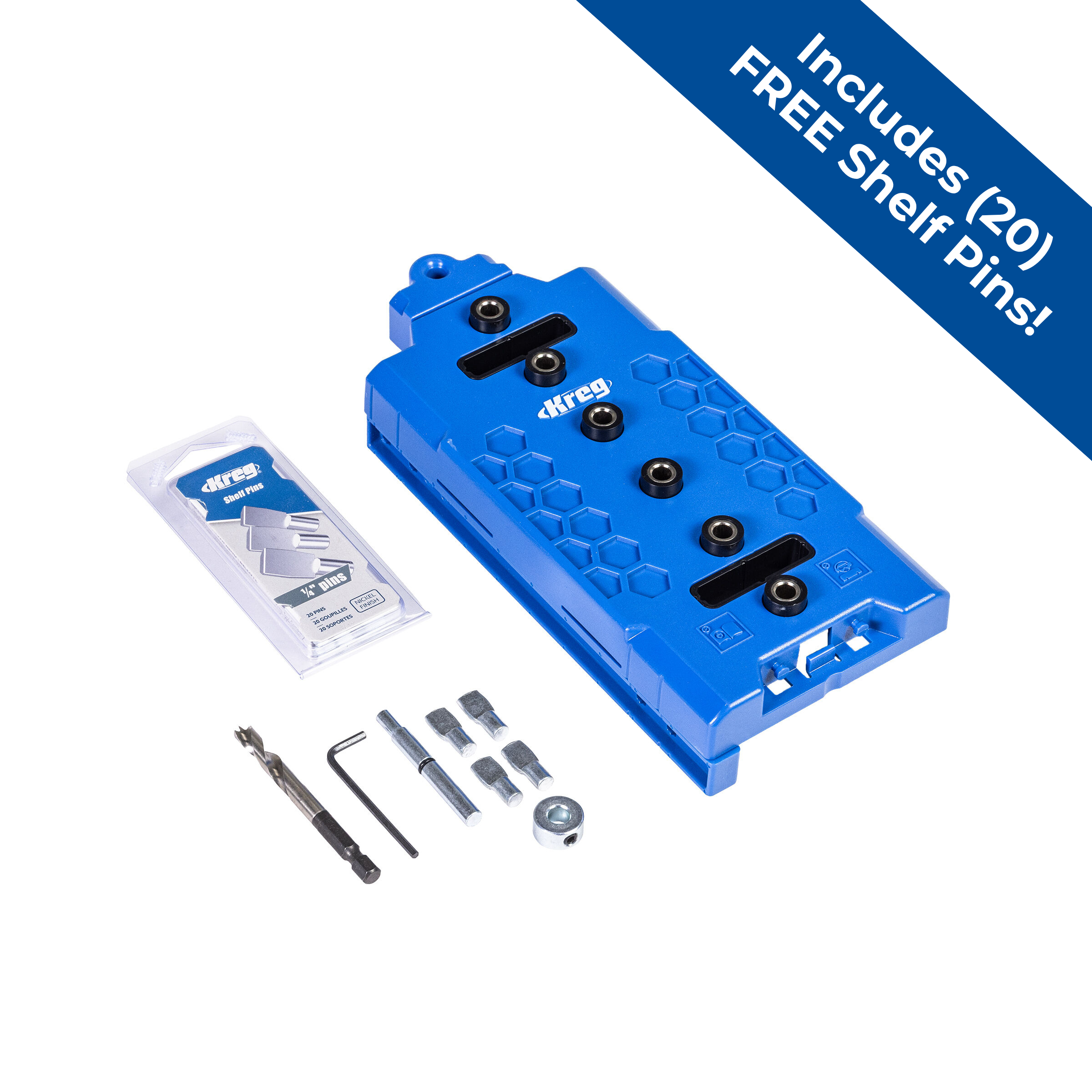 Shelf Pin Jig 1/4