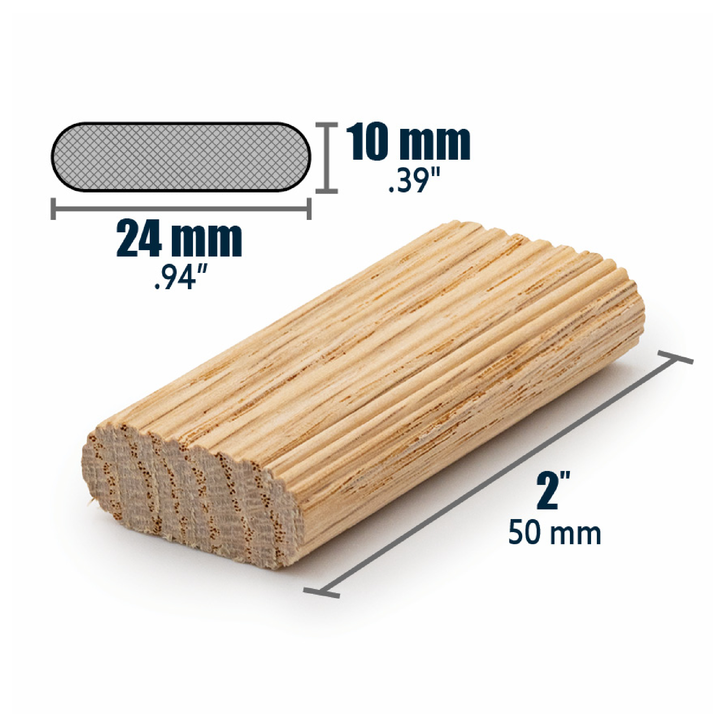 10 mm Loose Tenons - 25 ct